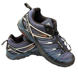 Salomon Men’s X Ultra 3 Blue Low Top Trail Hiking Boot Size 13